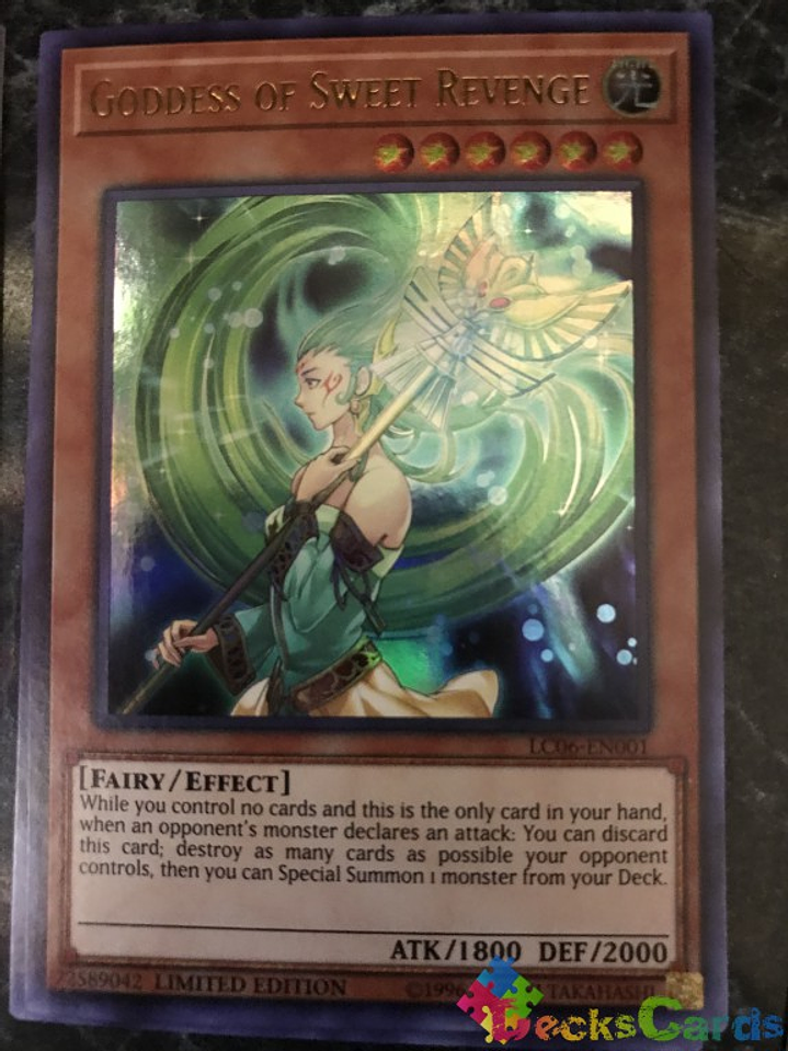 Goddess of Sweet Revenge - LC06-EN001 - Ultra Rare Limited Edition 1