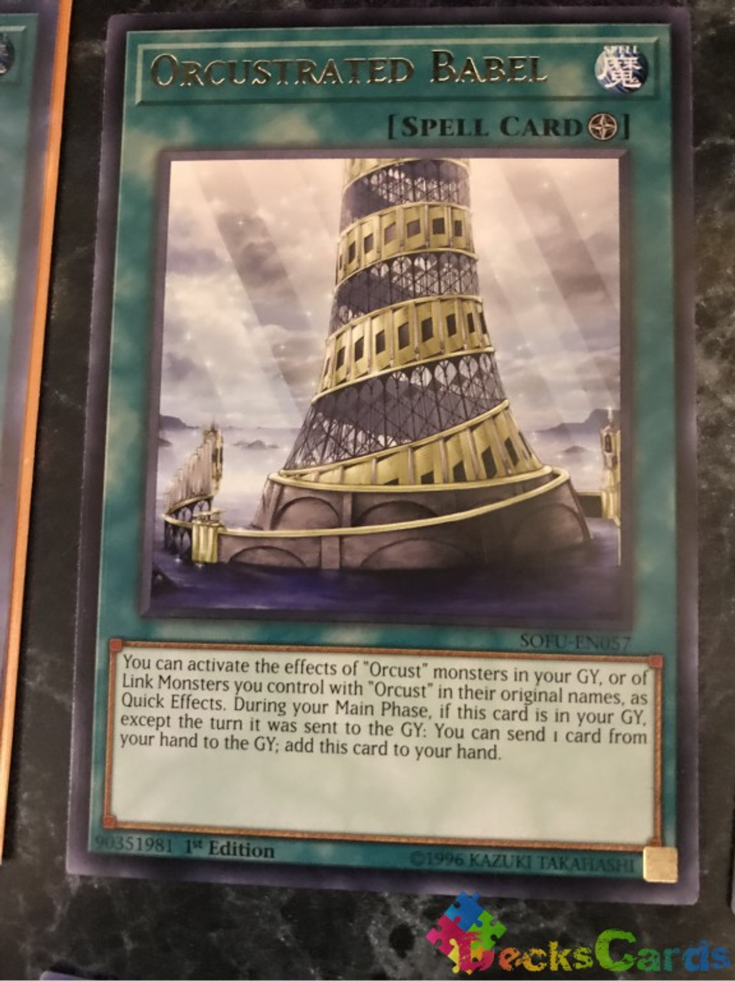 Orcustrated Babel - SOFU-EN057 - Rare 1st Edition 1