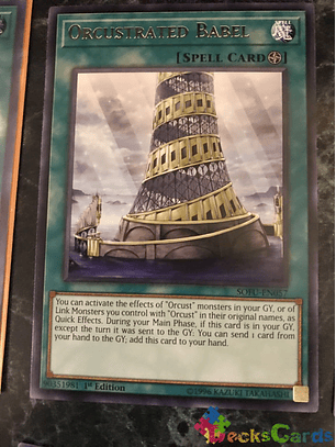 Orcustrated Babel - SOFU-EN057 - Rare 1st Edition