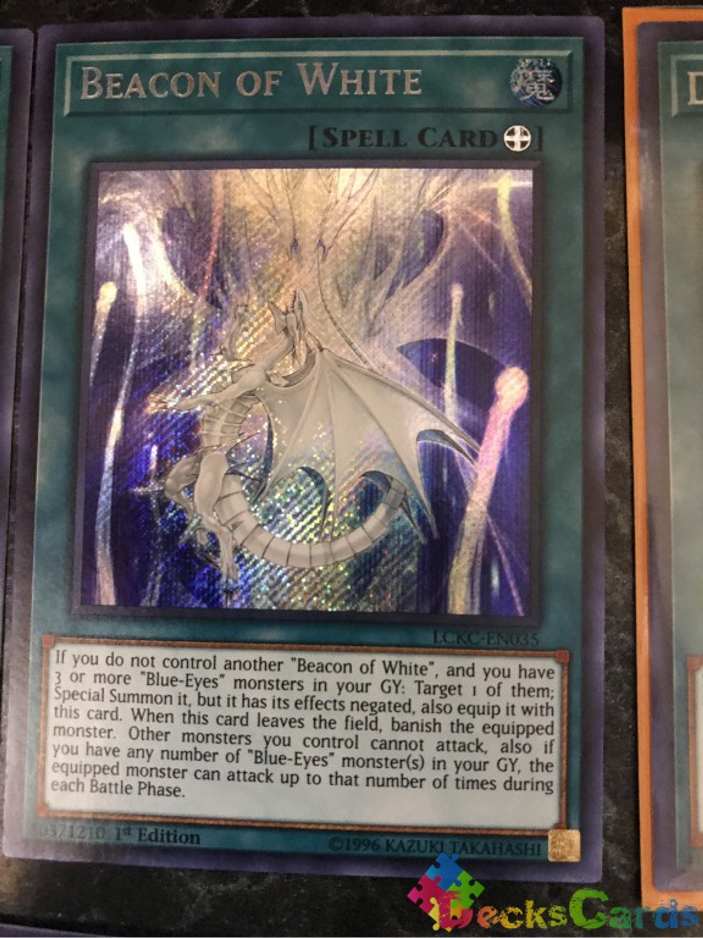 Beacon of White - LCKC-EN035 - Secret Rare 1st Edition 1