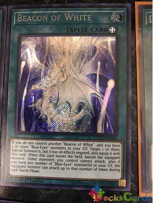 Beacon of White - LCKC-EN035 - Secret Rare 1st Edition