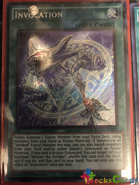 Invocation - FUEN-EN035 - Secret Rare 1st Edition