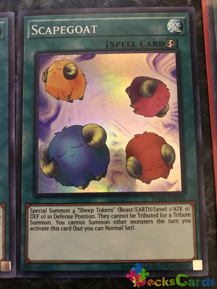Scapegoat - DASA-EN052 - Super Rare 1st Edition 1