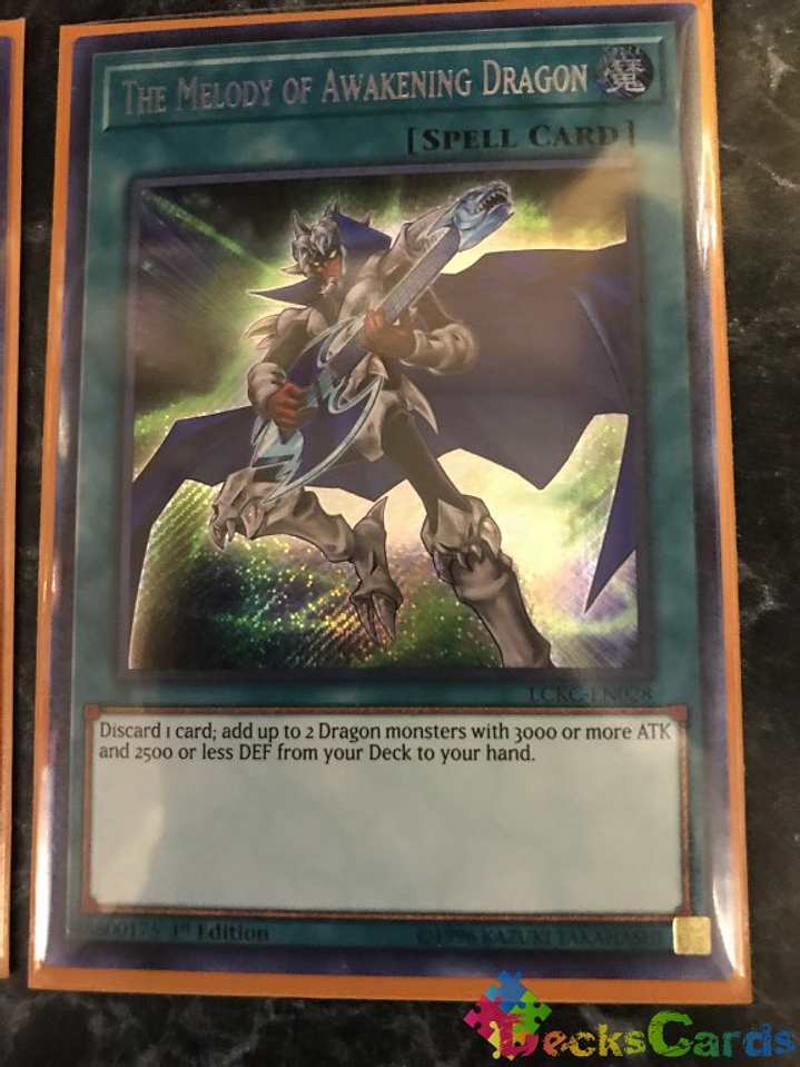 The Melody of Awakening Dragon - LCKC-EN028 - Secret Rare 1st Edition 1