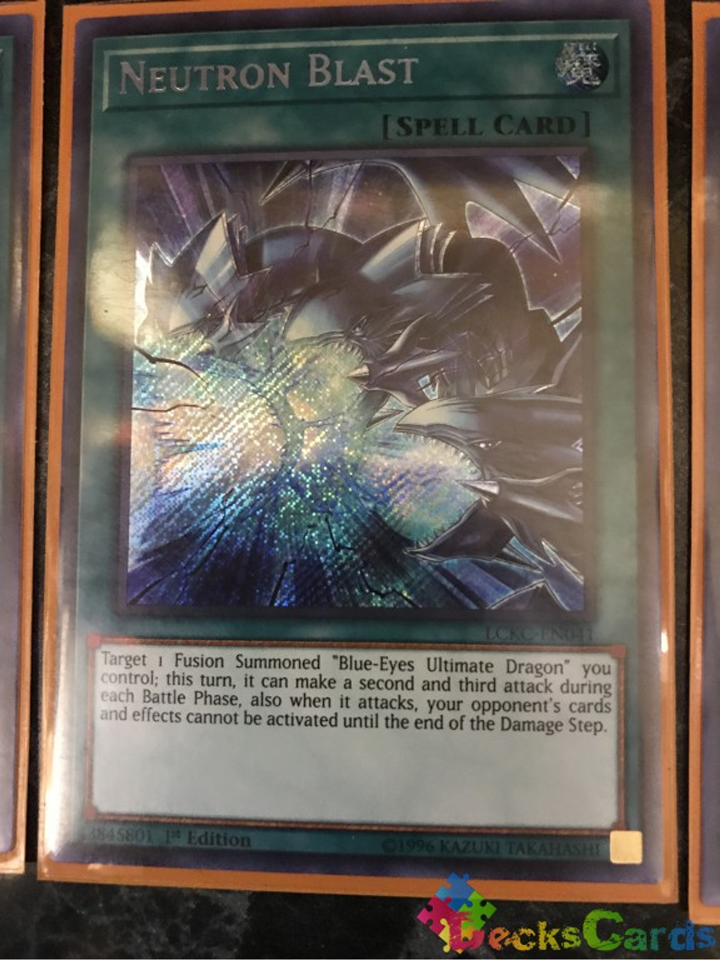 Neutron Blast - LCKC-EN041 - Secret Rare 1st Edition 1