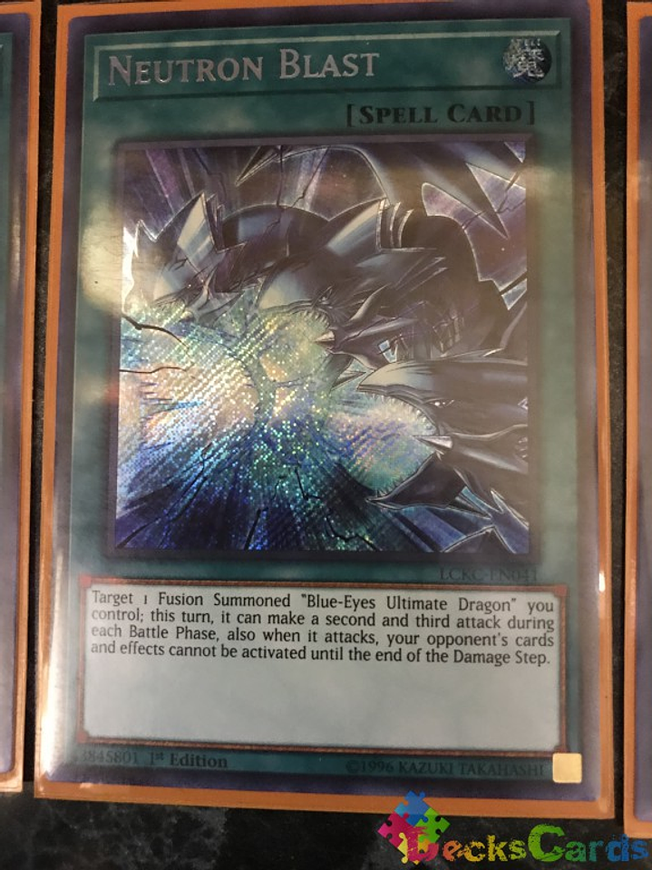 Neutron Blast - LCKC-EN041 - Secret Rare 1st Edition 1