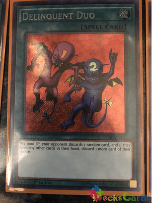 Delinquent Duo - LCKC-EN101 - Secret Rare 1st Edition