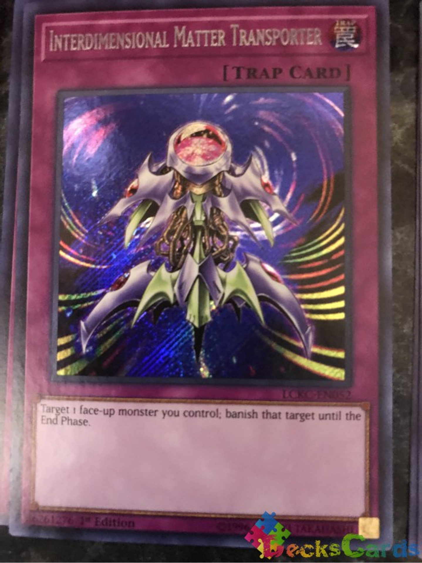Interdimensional Matter Transporter - LCKC-EN052 - Secret Rare 1st Edition 1