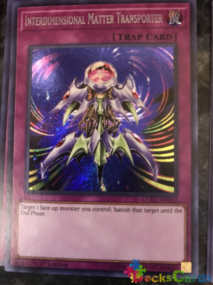 Interdimensional Matter Transporter - LCKC-EN052 - Secret Rare 1st Edition 1
