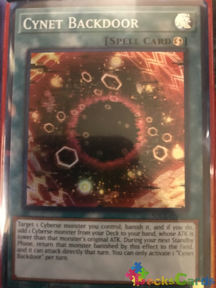 Cynet Backdoor - SDCL-EN023 - Super Rare 1st Edition 1