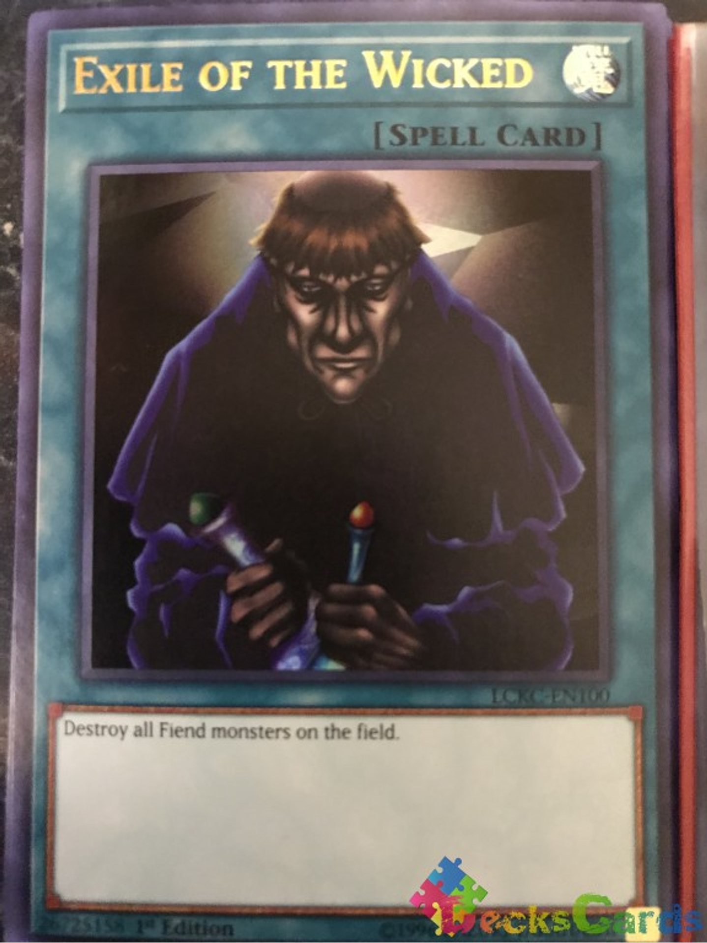 Exile of the Wicked - LCKC-EN100 - Ultra Rare 1st Edition 1