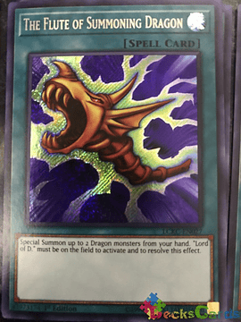 The Flute of Summoning Dragon - LCKC-EN027 - Secret Rare 1st Edition