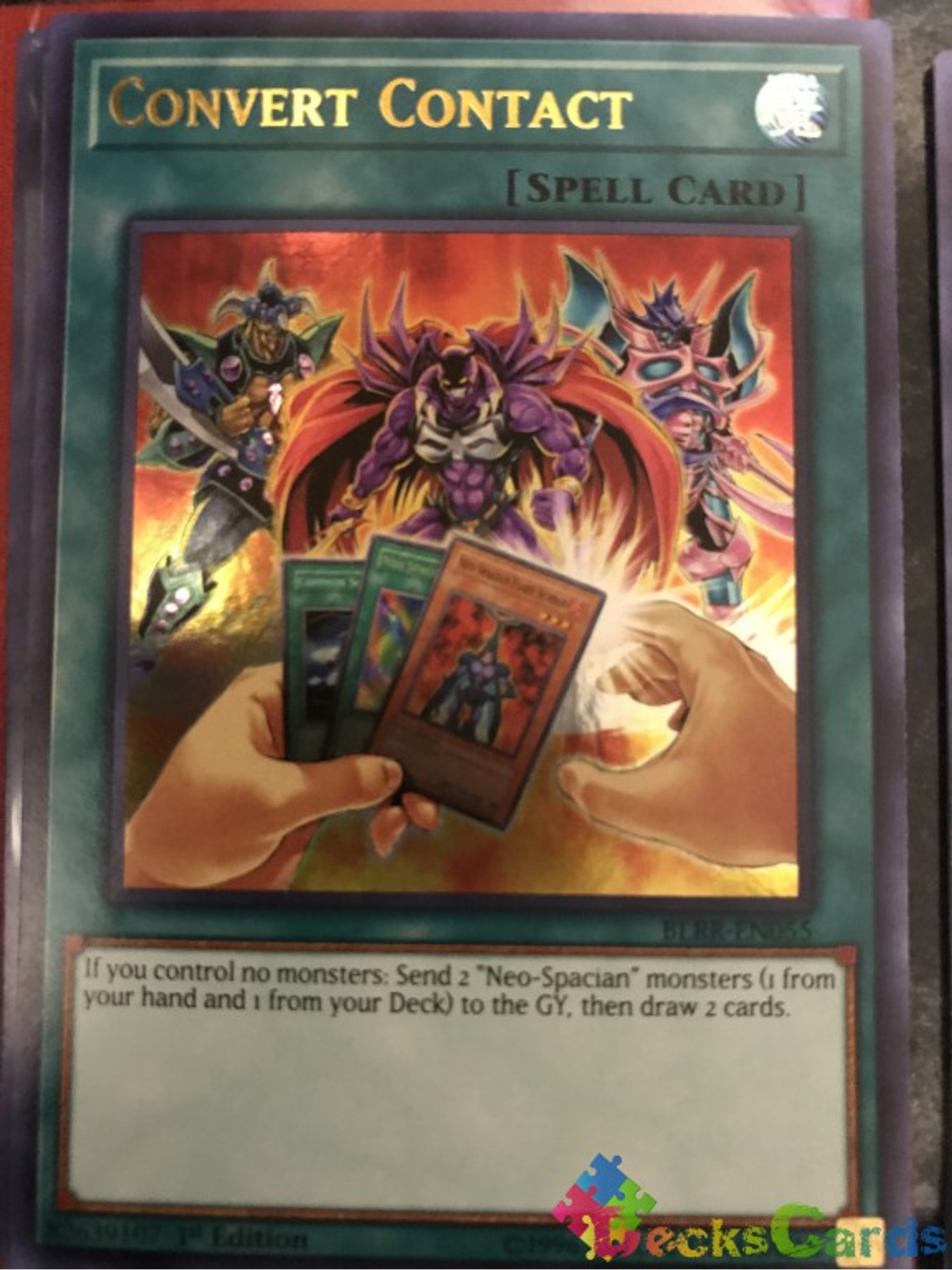 Convert Contact - BLRR-EN055 - Ultra Rare 1st Edition 1