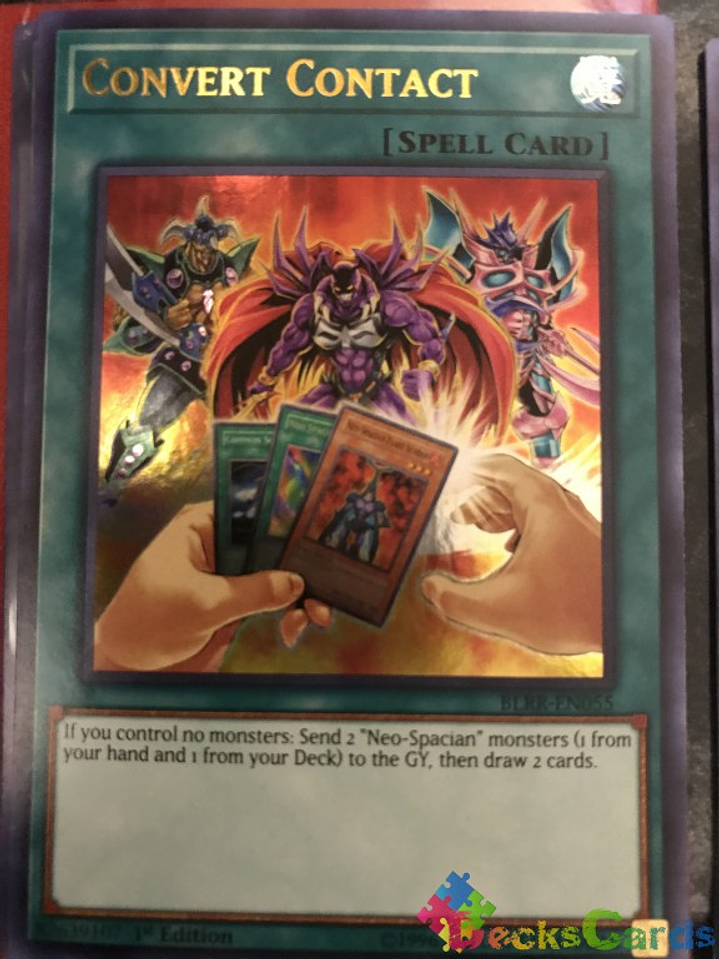 Convert Contact - BLRR-EN055 - Ultra Rare 1st Edition 1