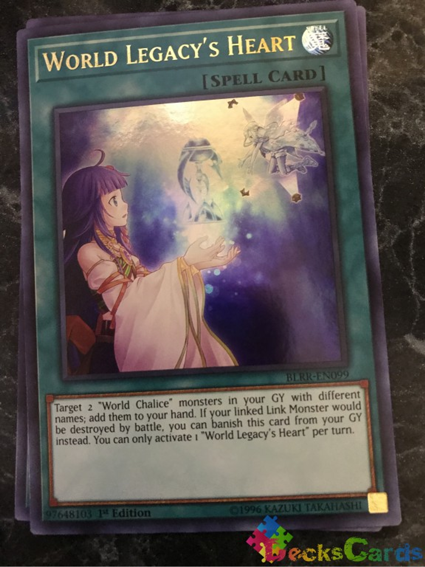 World Legacy's Heart - BLRR-EN099 - Ultra Rare 1st Edition 1