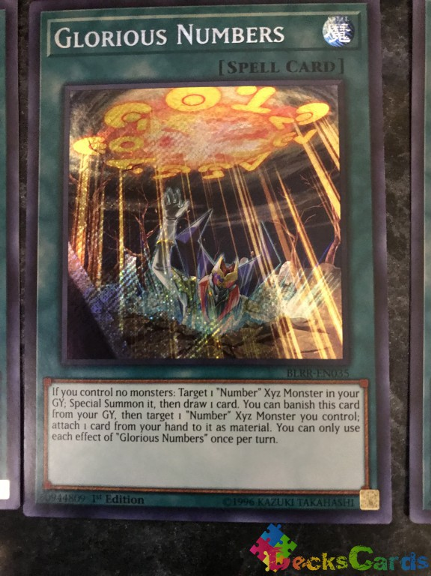 Glorious Numbers - BLRR-EN035 - Secret Rare 1st Edition 1