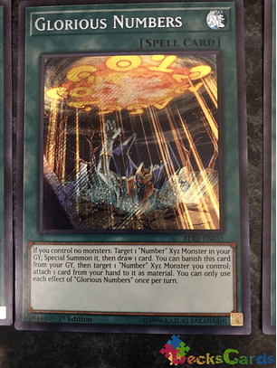 Glorious Numbers - BLRR-EN035 - Secret Rare 1st Edition
