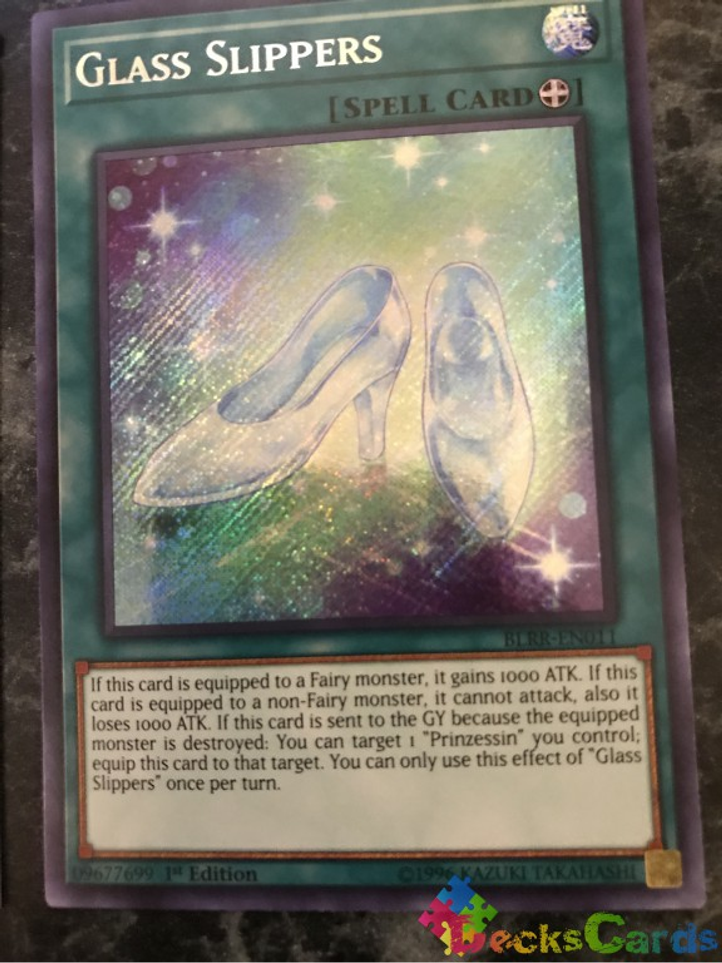 Glass Slippers - BLRR-EN011 - Secret Rare 1st Edition 1