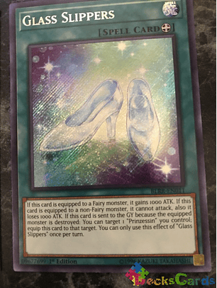 Glass Slippers - BLRR-EN011 - Secret Rare 1st Edition