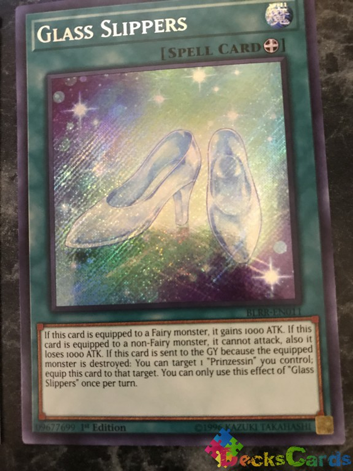 Glass Slippers - BLRR-EN011 - Secret Rare 1st Edition 1