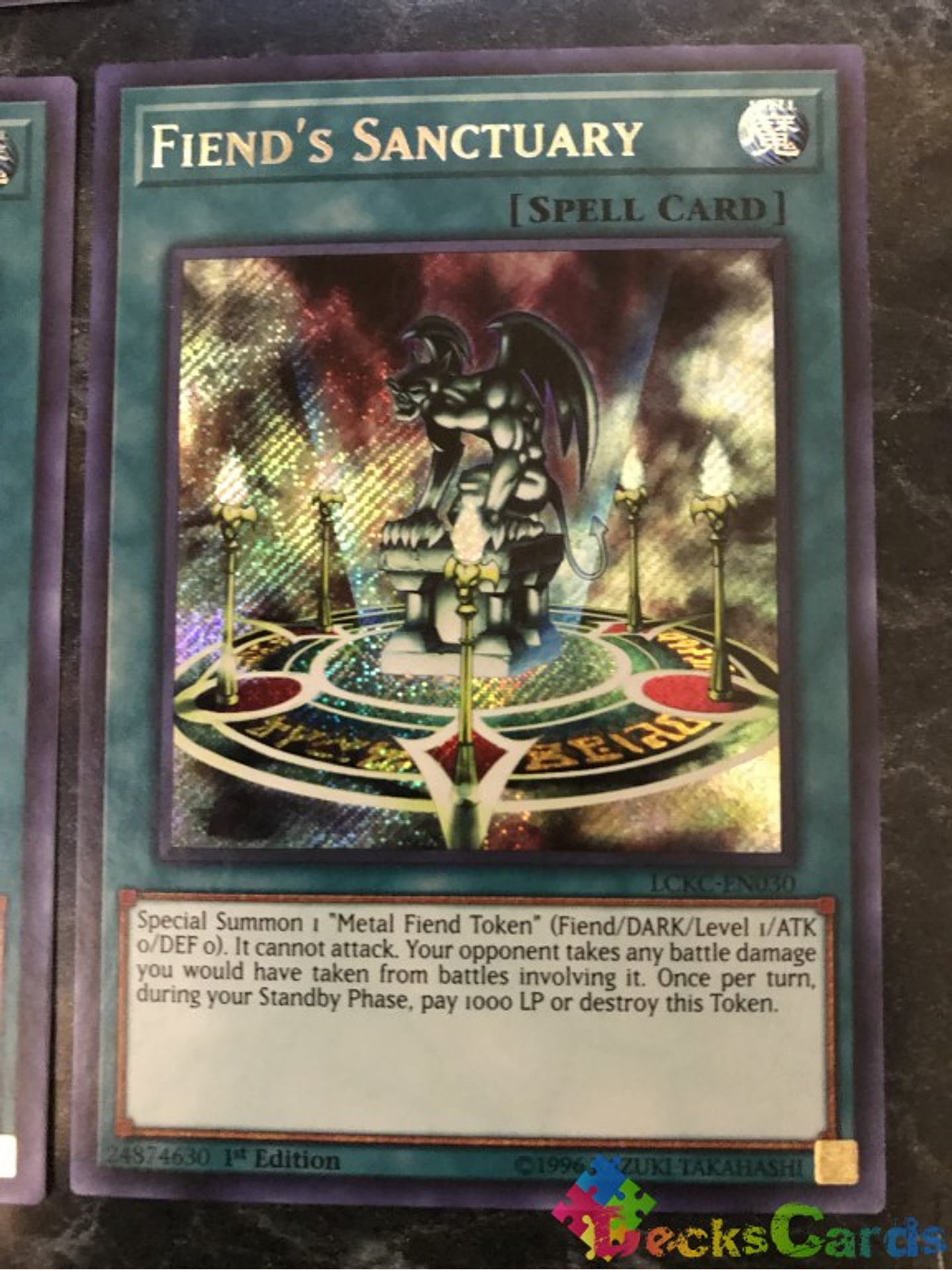 Fiend's Sanctuary - LCKC-EN030 - Secret Rare 1st Edition 1