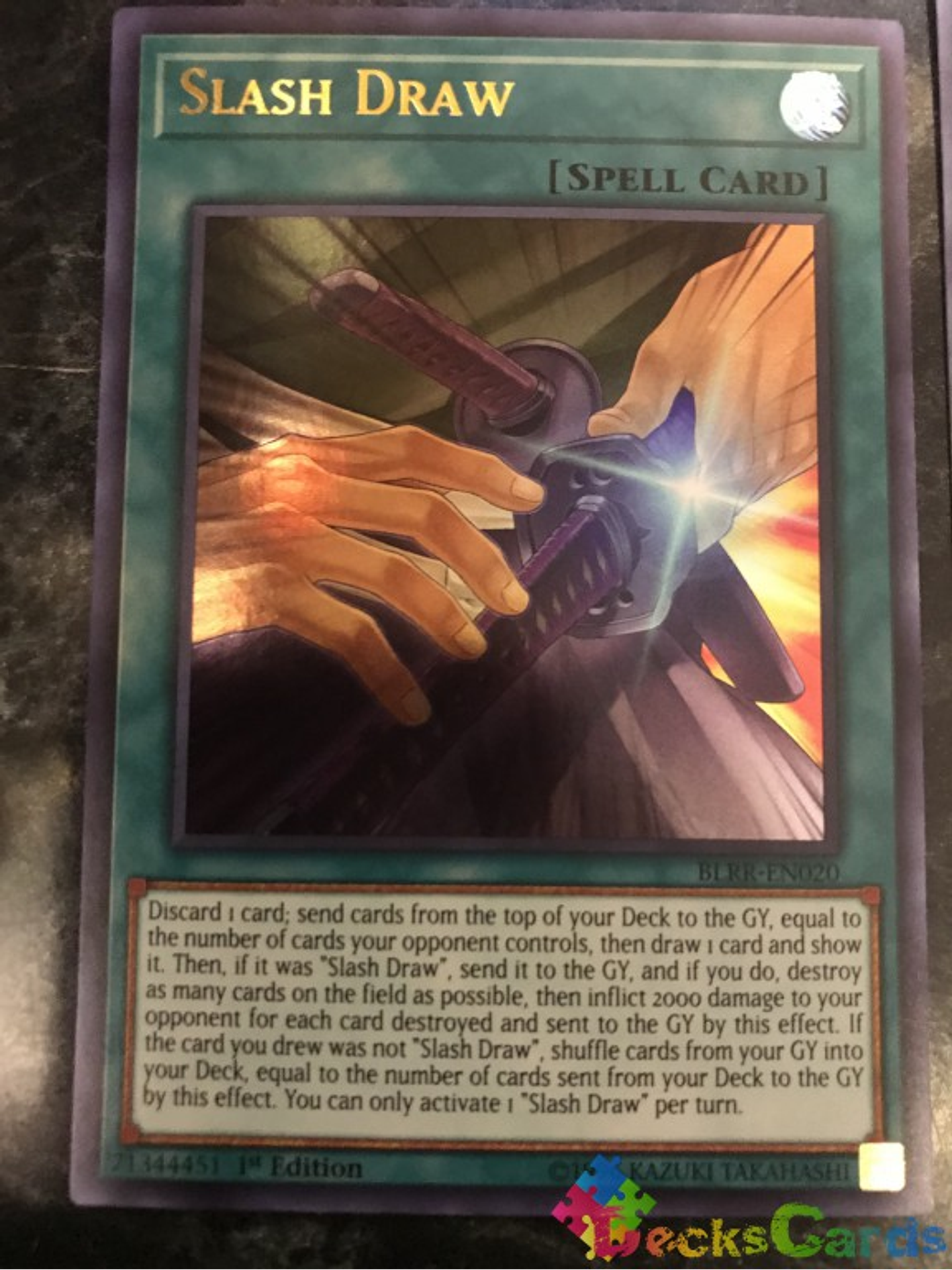 Slash Draw - BLRR-EN020 - Ultra Rare 1st Edition 1