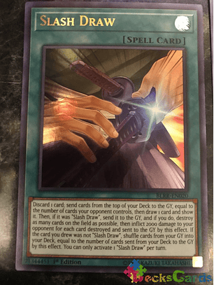 Slash Draw - BLRR-EN020 - Ultra Rare 1st Edition