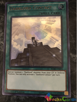 Darklord Contact - BLRR-EN094 - Ultra Rare 1st Edition
