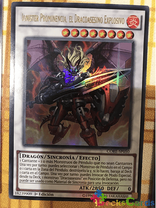 Ignister Prominence, the Blasting Dracoslayer - CORE-EN050 - Ultra Rare 1st Edition