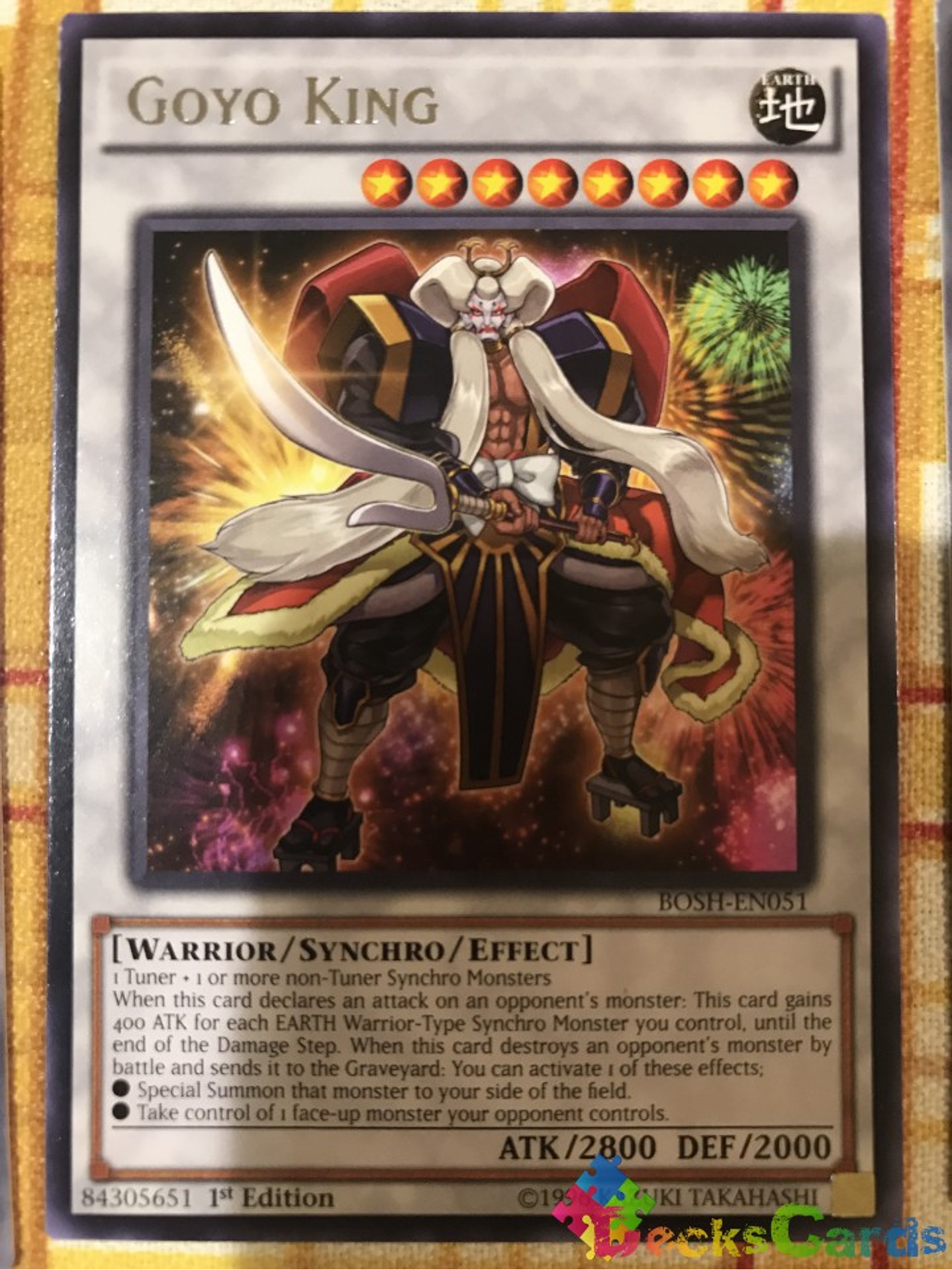Goyo King - BOSH-EN051 - Rare 1st Edition 1