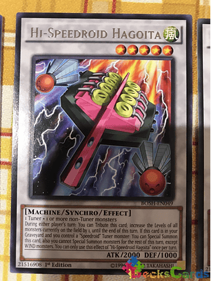 Hi-Speedroid Hagoita - BOSH-EN049 - Rare 1st Edition