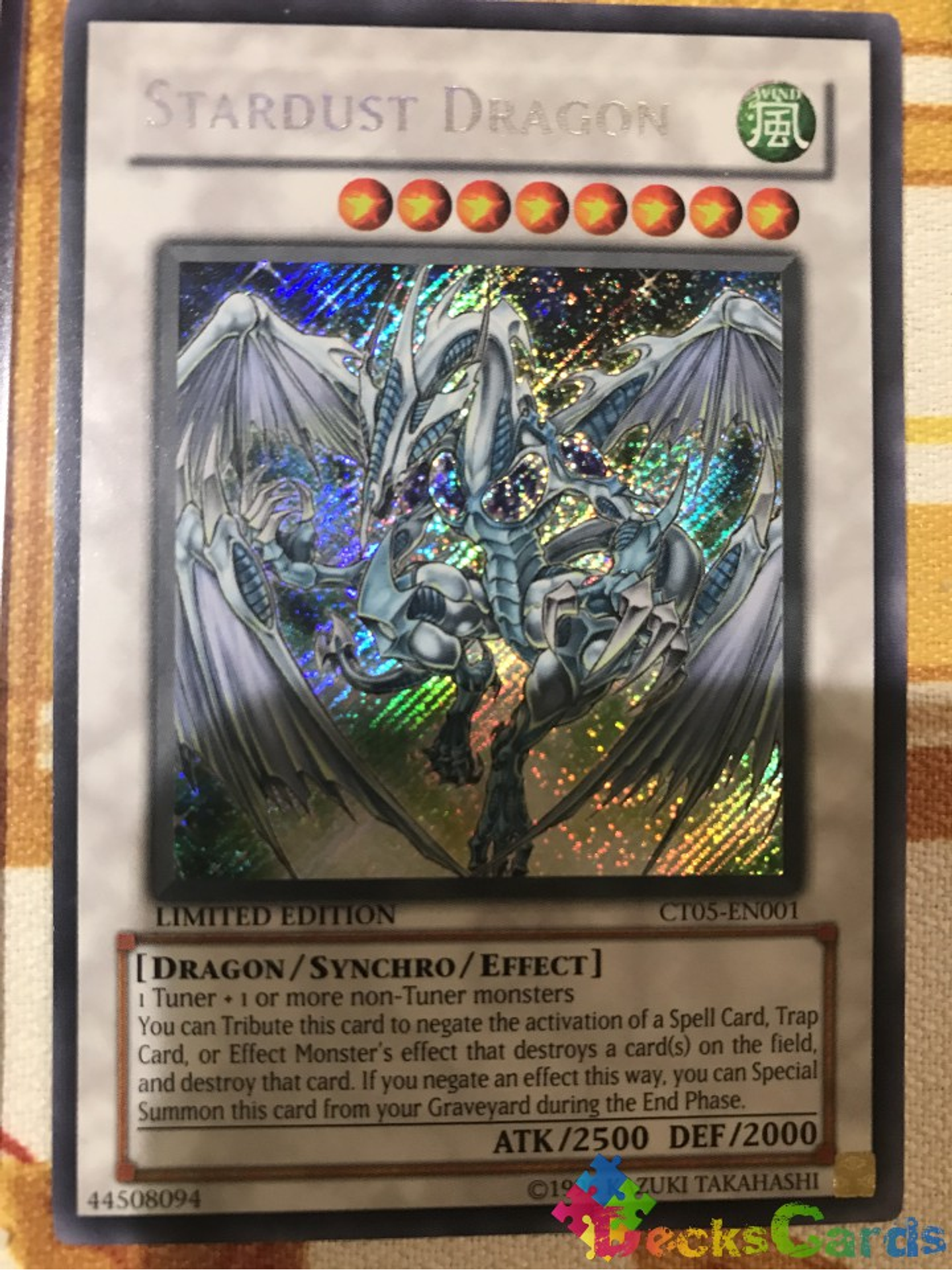 Stardust Dragon - CT05-EN001 - Secret Rare 1
