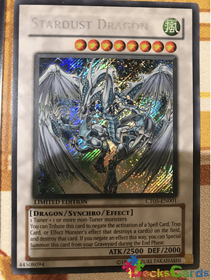 Stardust Dragon - CT05-EN001 - Secret Rare