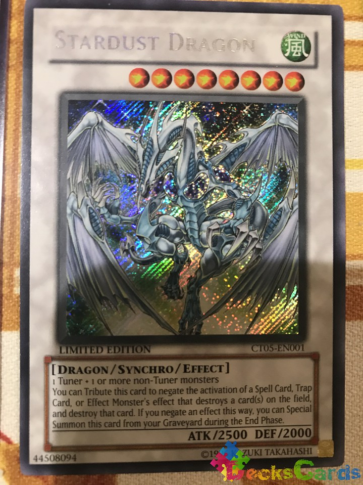 Stardust Dragon - CT05-EN001 - Secret Rare 1