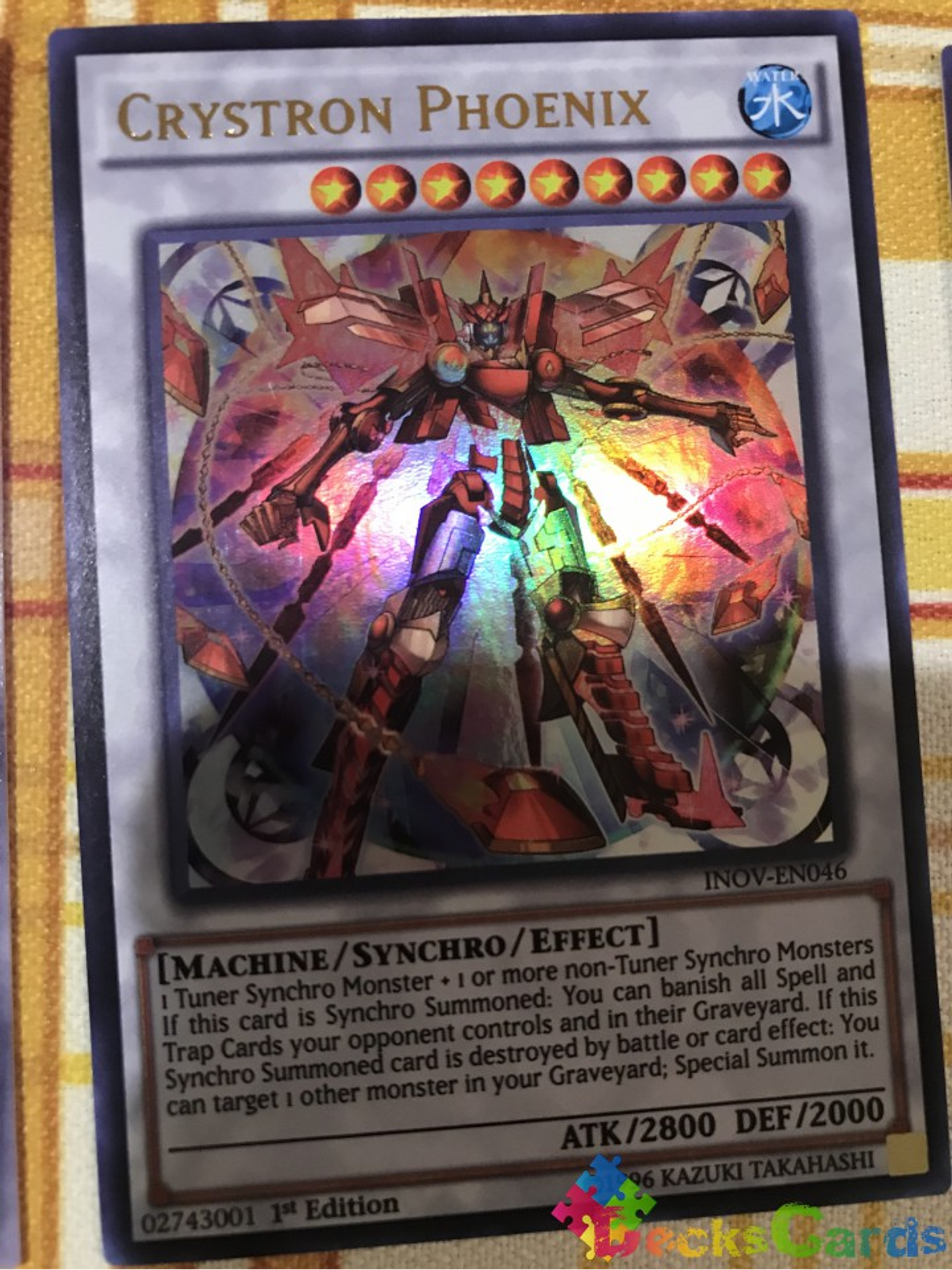 Crystron Phoenix - INOV-EN046 - Ultra Rare 1st Edition 1