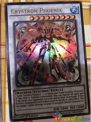 Crystron Phoenix - INOV-EN046 - Ultra Rare 1st Edition