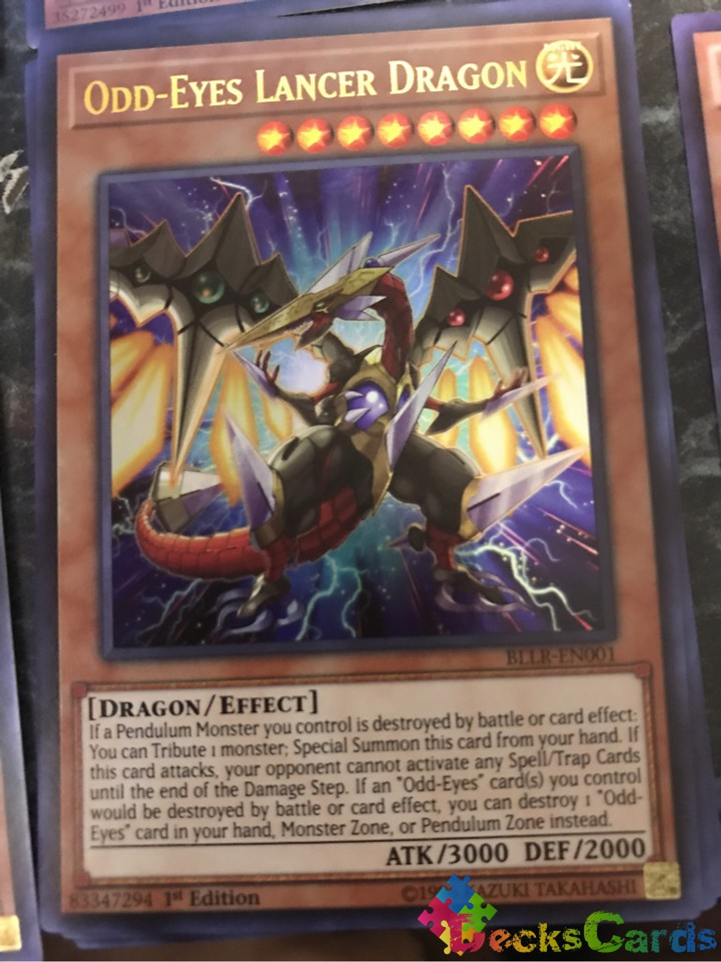 Odd-Eyes Lancer Dragon - BLLR-EN001 - Ultra Rare 1st Edition 1