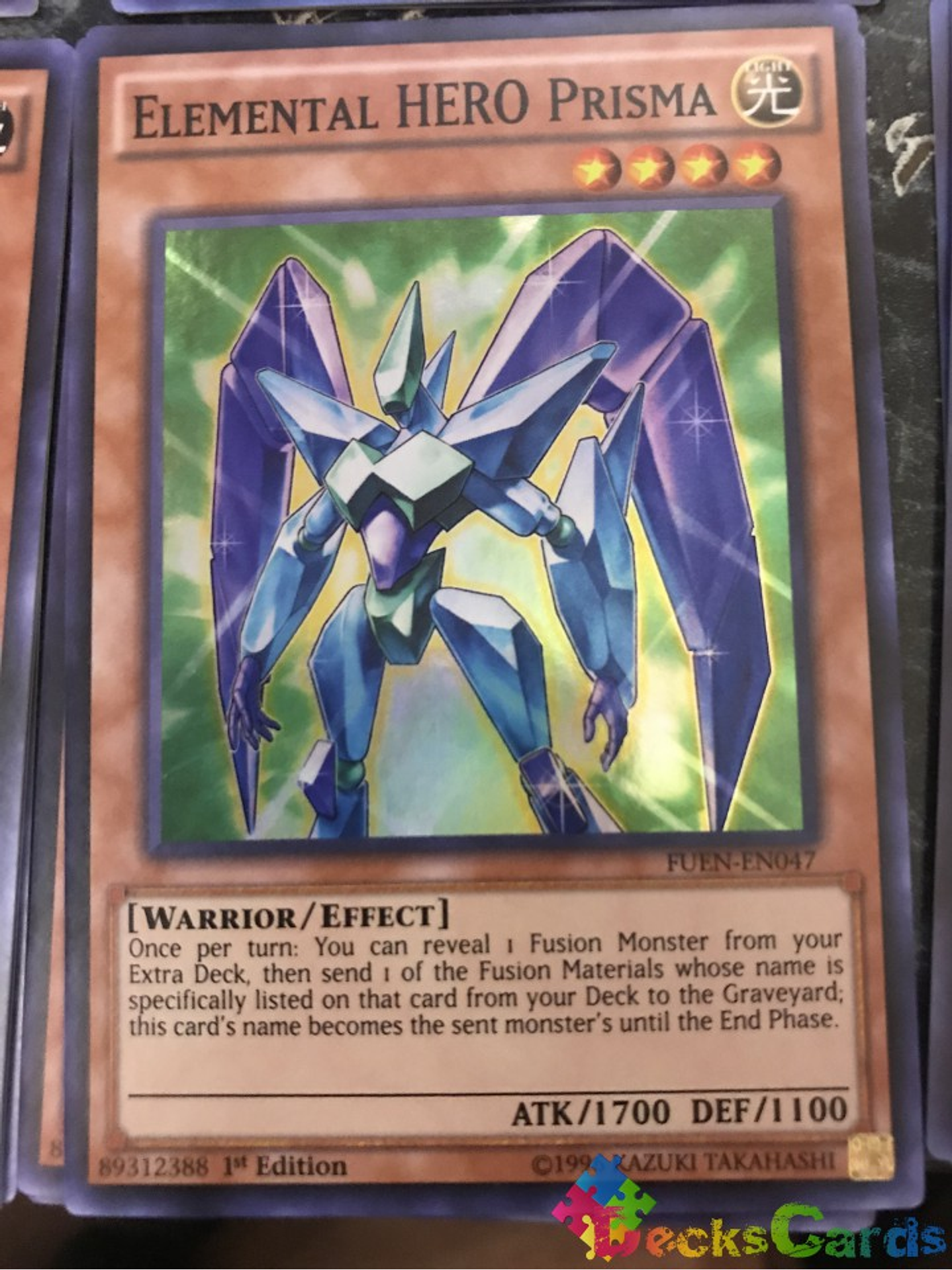 Elemental Hero Prisma - FUEN-EN047 - Super Rare 1st Edition 1
