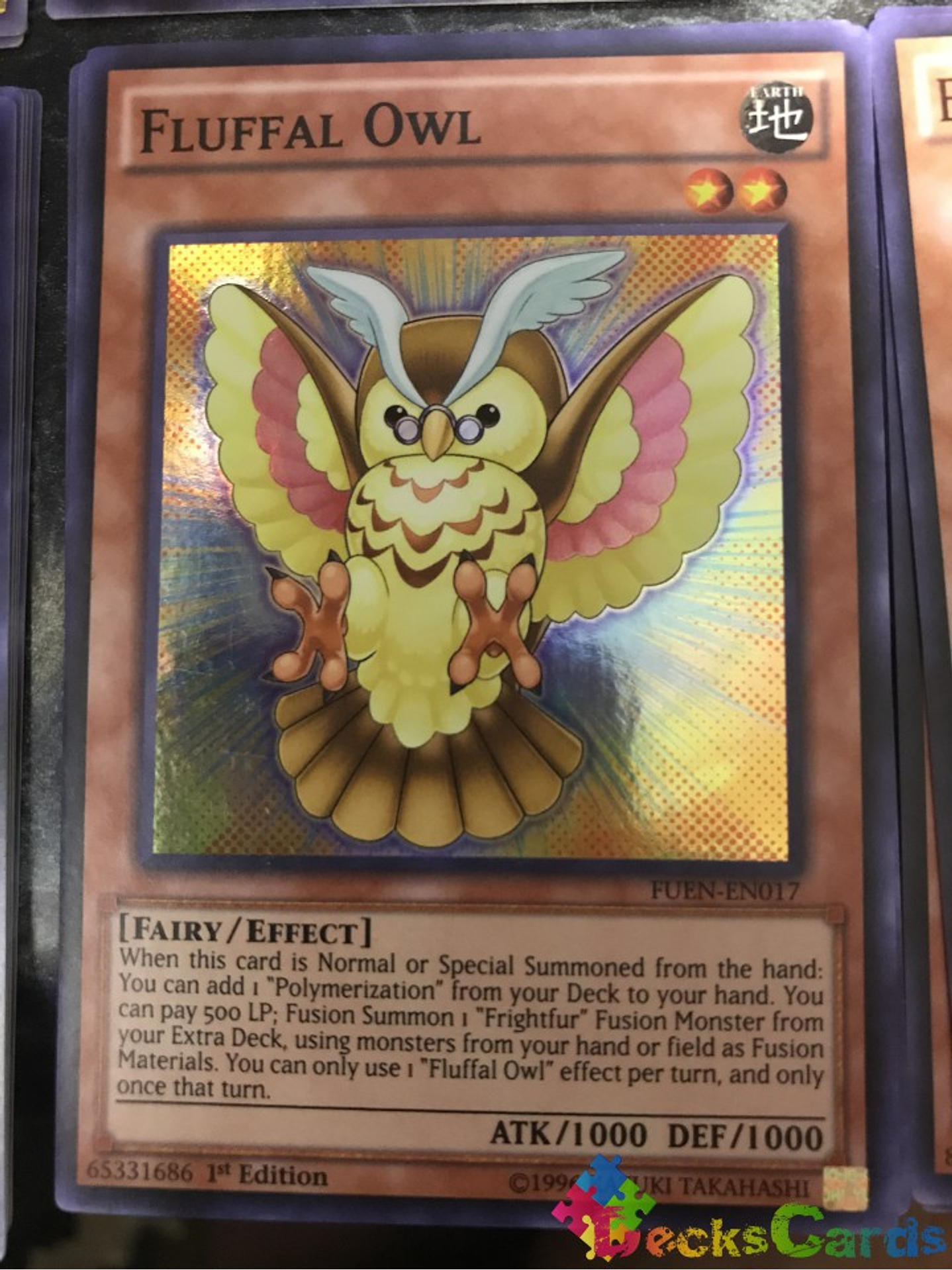 Fluffal Owl - FUEN-EN017 - Super Rare 1st Edition 1