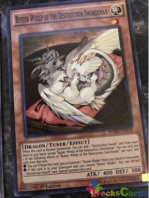 Buster Whelp of the Destruction Swordsman - BOSH-EN019 - Super Rare 1st Edition