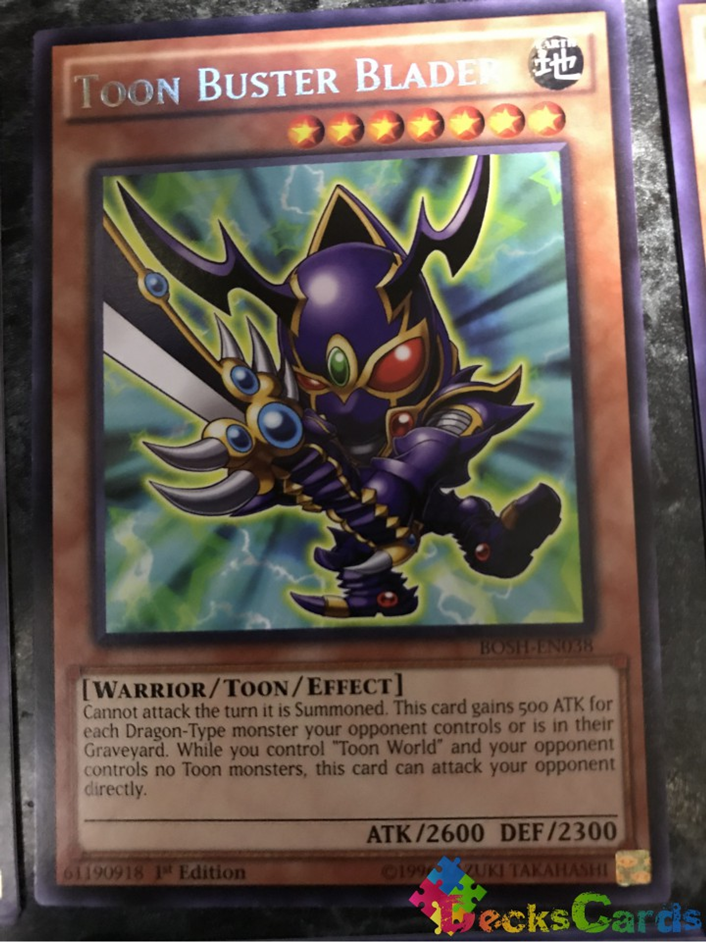 Toon Buster Blader - BOSH-EN038 - Rare 1st Edition 1