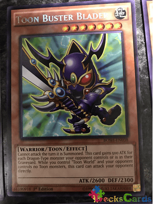 Toon Buster Blader - BOSH-EN038 - Rare 1st Edition
