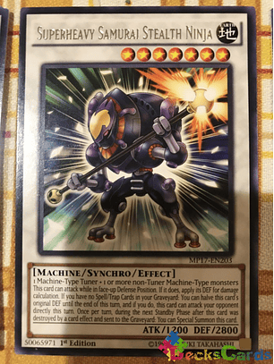Superheavy Samurai Stealth Ninja - MP17-EN203 - Rare 1st Edition