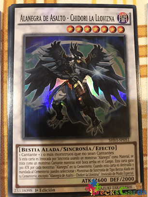 Assault Blackwing - Chidori the Rain Sprinkling - SHVI-EN051 - Super Rare 1st Edition