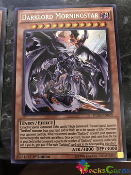 Darklord Morningstar - DESO-EN029 - Secret Rare 1st Edition