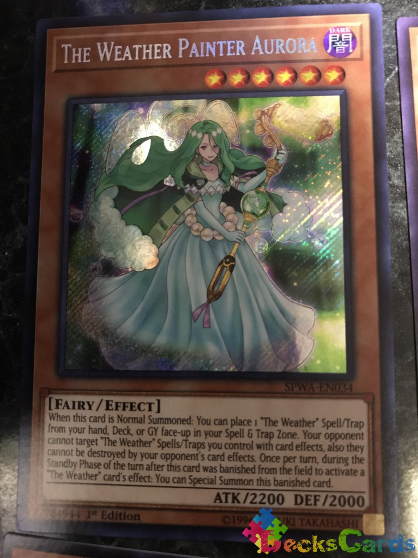 The Weather Painter Aurora - SPWA-EN034 - Secret Rare 1st Edition 1