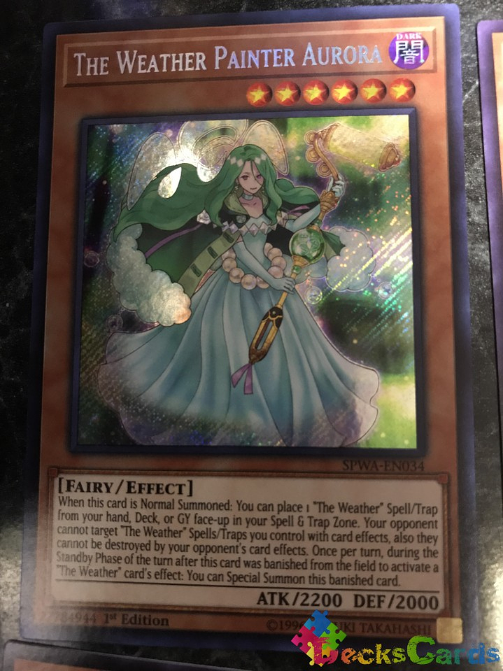 The Weather Painter Aurora - SPWA-EN034 - Secret Rare 1st Edition 1