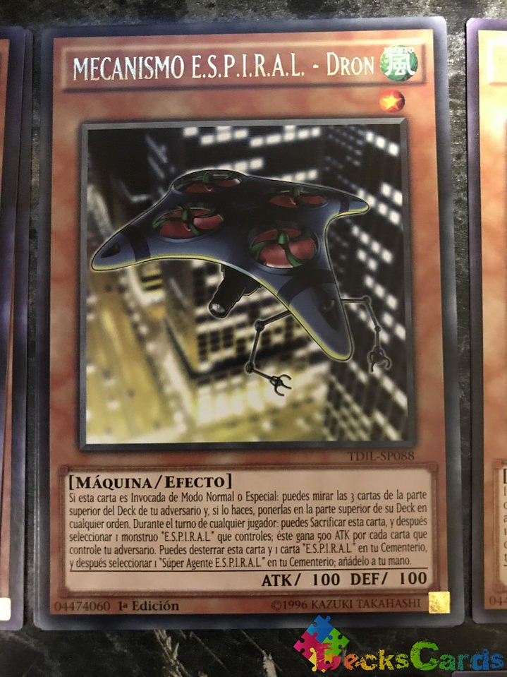 SPYRAL GEAR - Drone - TDIL-EN088 - Rare 1st Edition 1