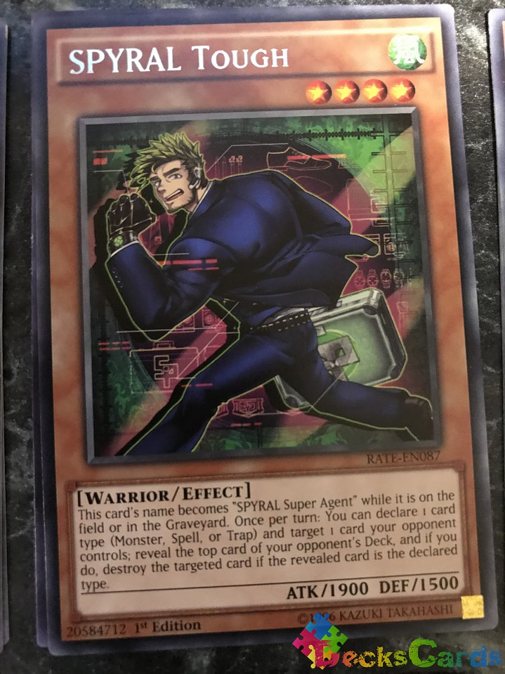SPYRAL Tough - RATE-EN087 - Rare 1st Edition 2