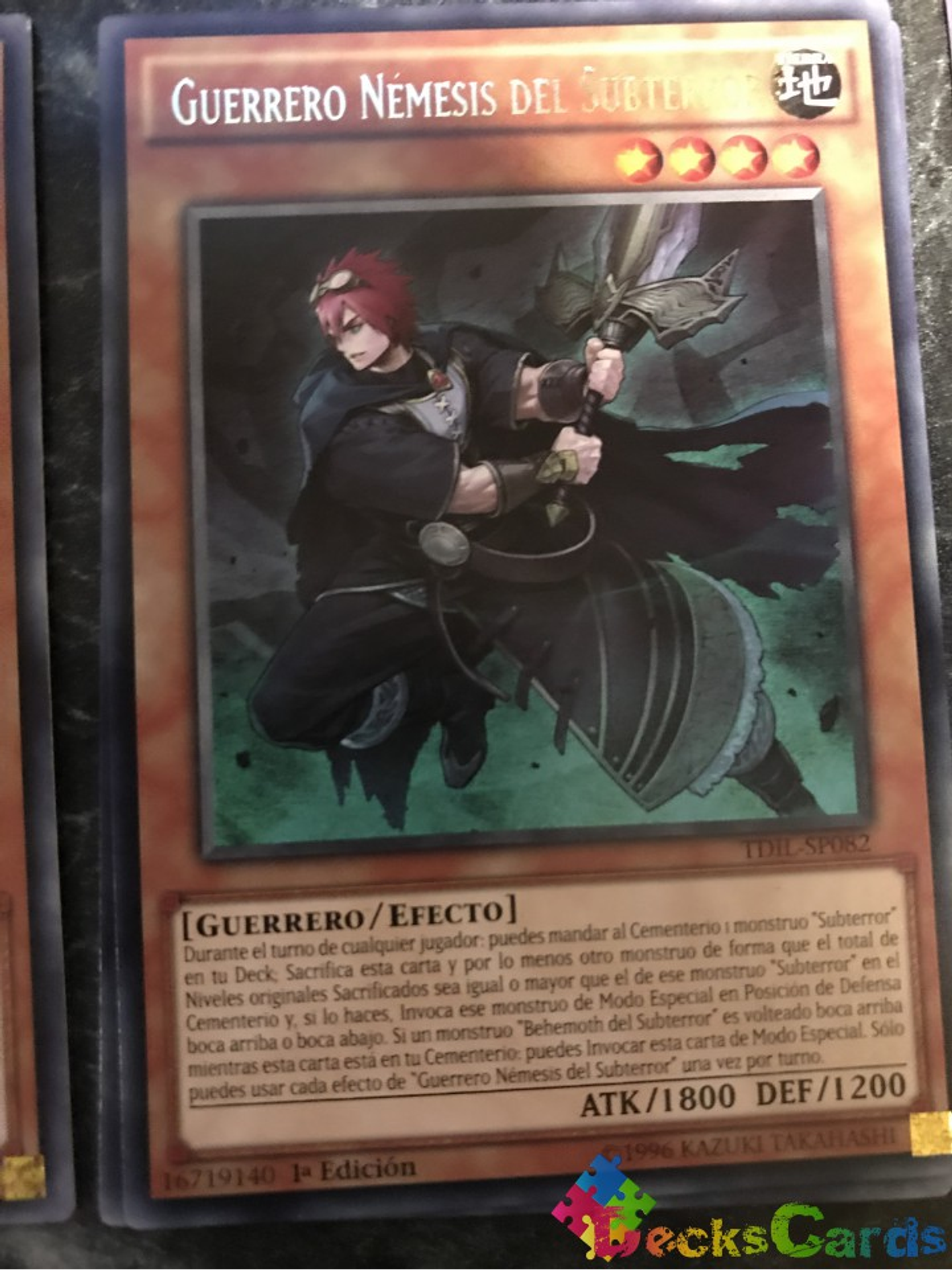 Subterror Nemesis Warrior - TDIL-EN082 - Rare 1st Edition 1